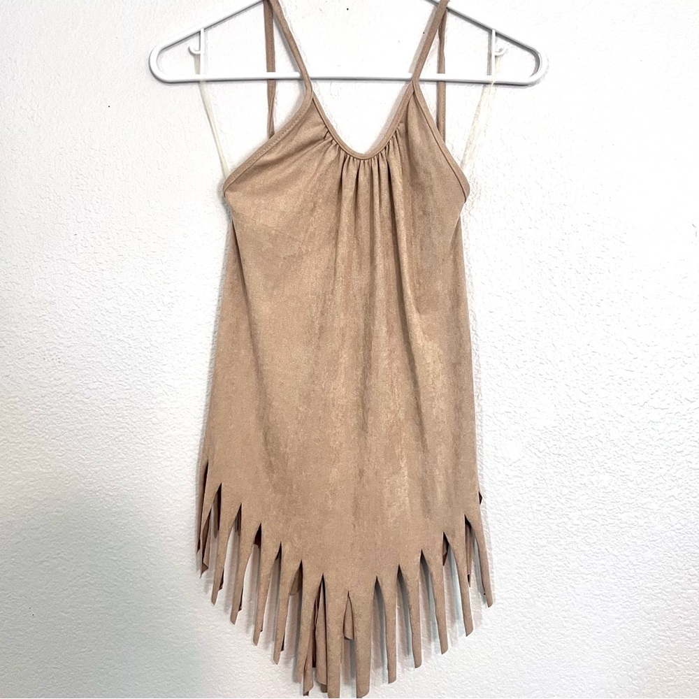 Poetry Beige Sleeveless Top